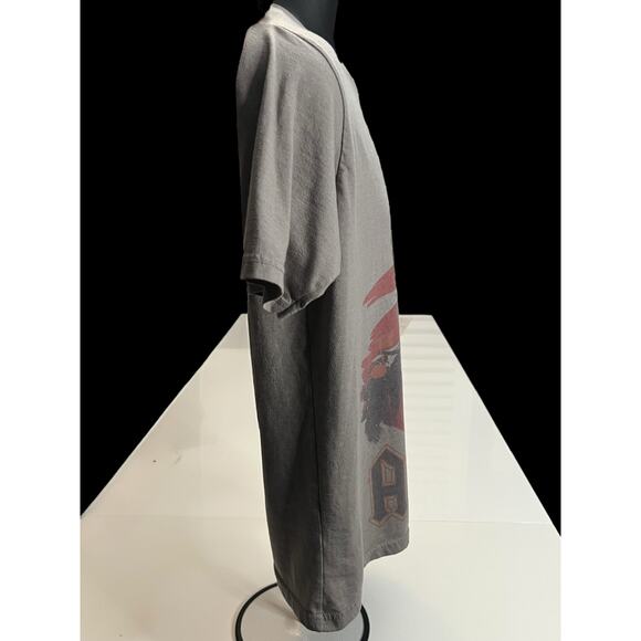 AC/DC Horns Graphic T-Shirt Highway to Hell Gray Medium | Classic Rock Band Tee - Picture 10 of 14